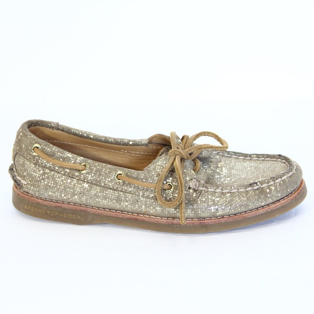Sperry Gold Cup Women Boat Shoes Leather Moccasin Loafers 5